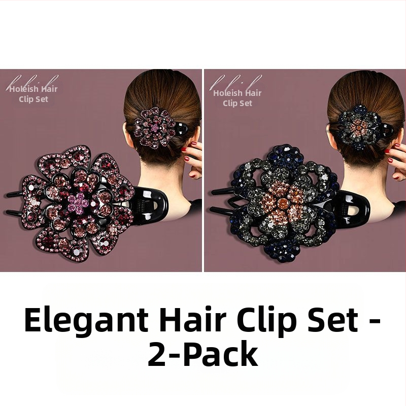 Korejska ukosnica za kosu za stražnju glavu, visokokvalitetna kopča s pačjim kljunom, kopča s cirkonima za temperament, srednja kopča za kosu, elegantni poklon za majku