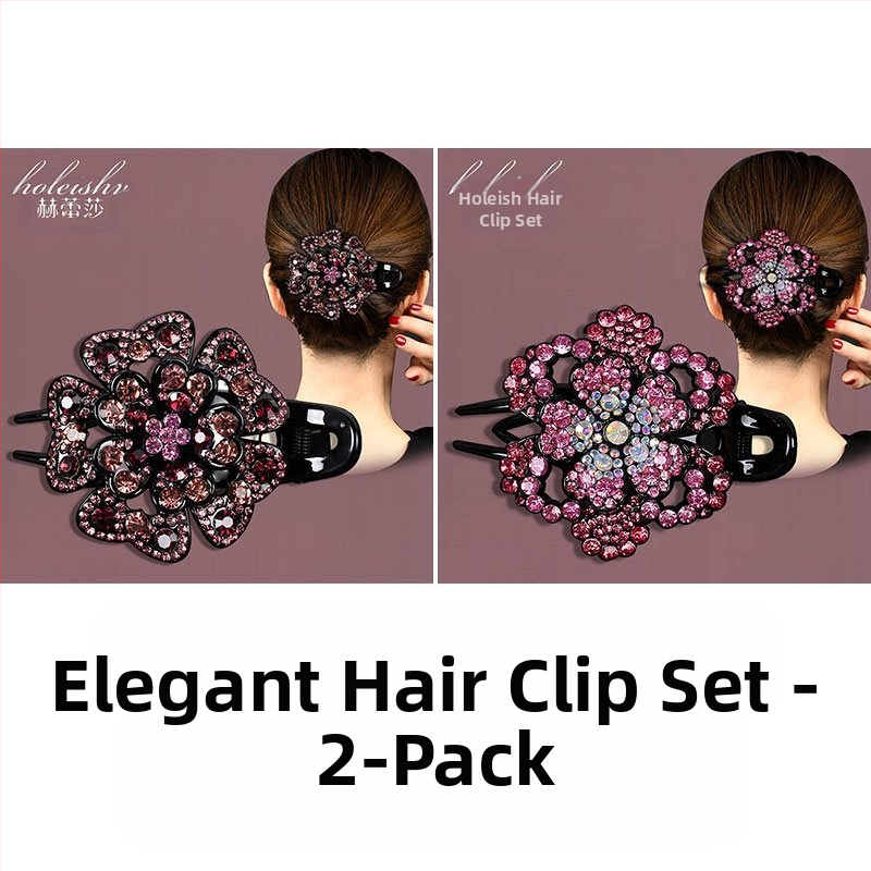 Korejska ukosnica za kosu za stražnju glavu, visokokvalitetna kopča s pačjim kljunom, kopča s cirkonima za temperament, srednja kopča za kosu, elegantni poklon za majku