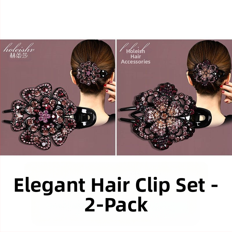 Korejska ukosnica za kosu za stražnju glavu, visokokvalitetna kopča s pačjim kljunom, kopča s cirkonima za temperament, srednja kopča za kosu, elegantni poklon za majku