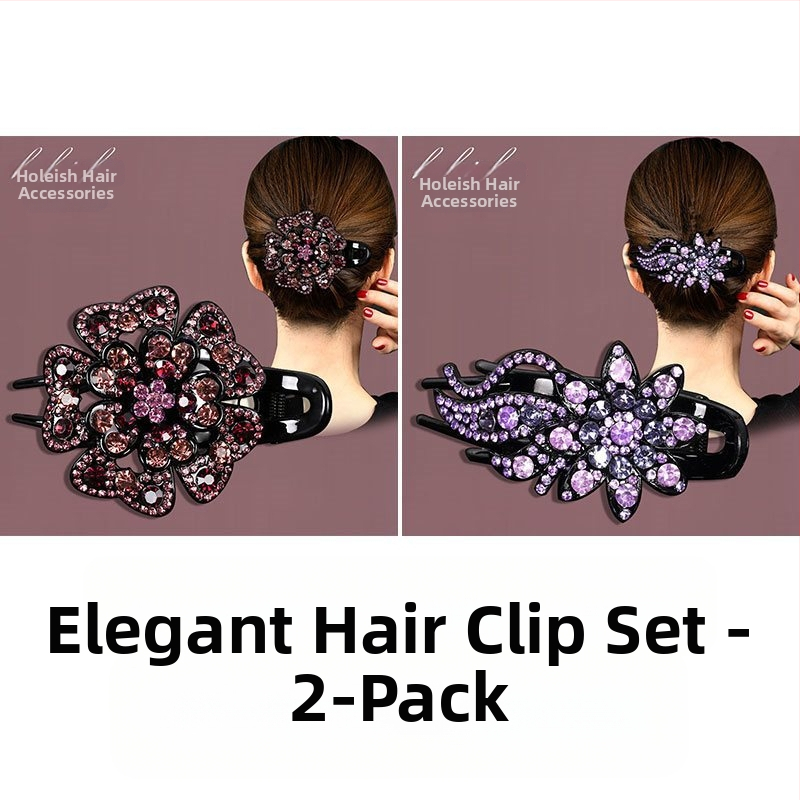 Korejska ukosnica za kosu za stražnju glavu, visokokvalitetna kopča s pačjim kljunom, kopča s cirkonima za temperament, srednja kopča za kosu, elegantni poklon za majku