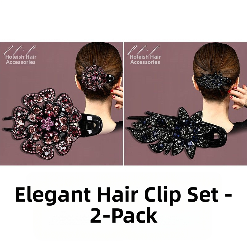 Korejska ukosnica za kosu za stražnju glavu, visokokvalitetna kopča s pačjim kljunom, kopča s cirkonima za temperament, srednja kopča za kosu, elegantni poklon za majku