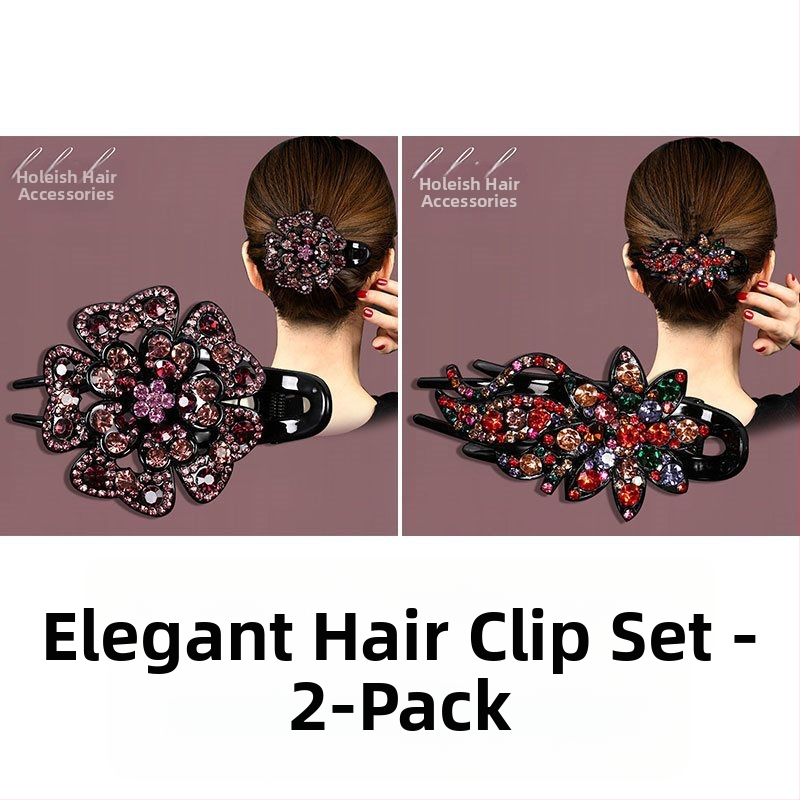 Korejska ukosnica za kosu za stražnju glavu, visokokvalitetna kopča s pačjim kljunom, kopča s cirkonima za temperament, srednja kopča za kosu, elegantni poklon za majku