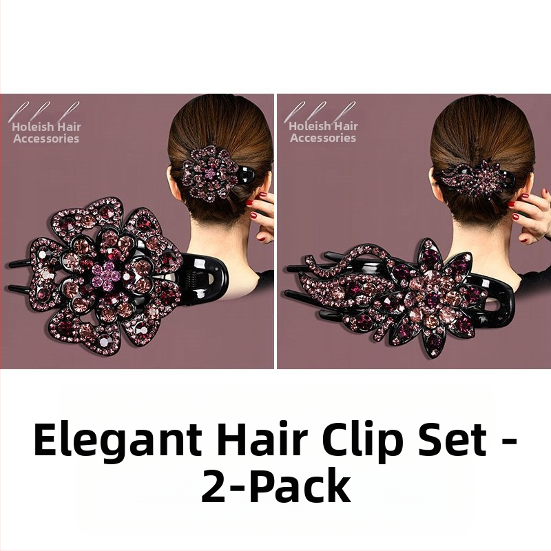 Korejska ukosnica za kosu za stražnju glavu, visokokvalitetna kopča s pačjim kljunom, kopča s cirkonima za temperament, srednja kopča za kosu, elegantni poklon za majku