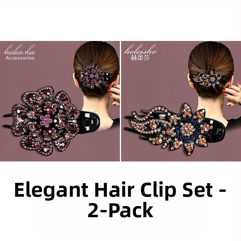 Korejska ukosnica za kosu za stražnju glavu, visokokvalitetna kopča s pačjim kljunom, kopča s cirkonima za temperament, srednja kopča za kosu, elegantni poklon za majku