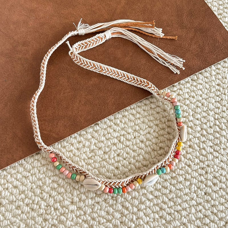 Bohēmiska viduslaiku etniskā stila brūna josta sieviešu svārkiem ar pītu vidukļa ķēdi Y2K metāla vidukļa aksesuāri