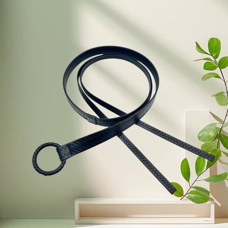 Bohēmiska viduslaiku etniskā stila brūna josta sieviešu svārkiem ar pītu vidukļa ķēdi Y2K metāla vidukļa aksesuāri