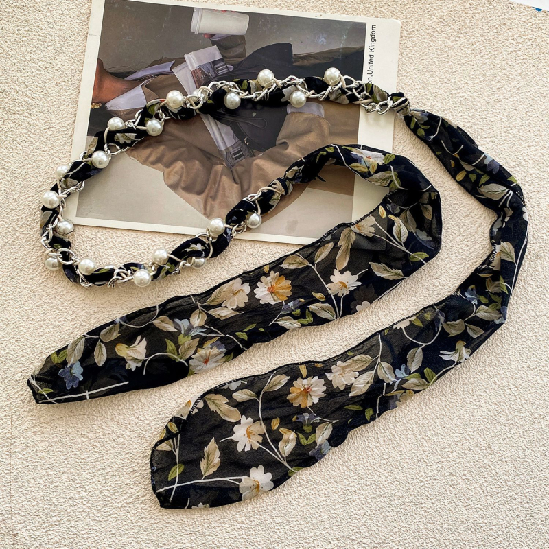 Bohēmiska viduslaiku etniskā stila brūna josta sieviešu svārkiem ar pītu vidukļa ķēdi Y2K metāla vidukļa aksesuāri