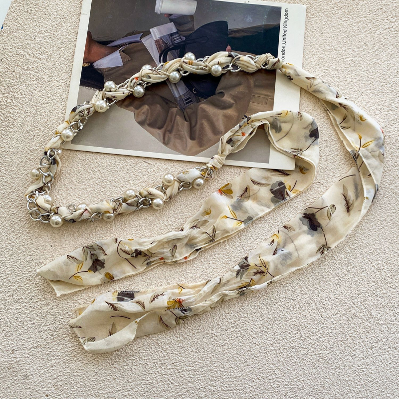 Bohēmiska viduslaiku etniskā stila brūna josta sieviešu svārkiem ar pītu vidukļa ķēdi Y2K metāla vidukļa aksesuāri