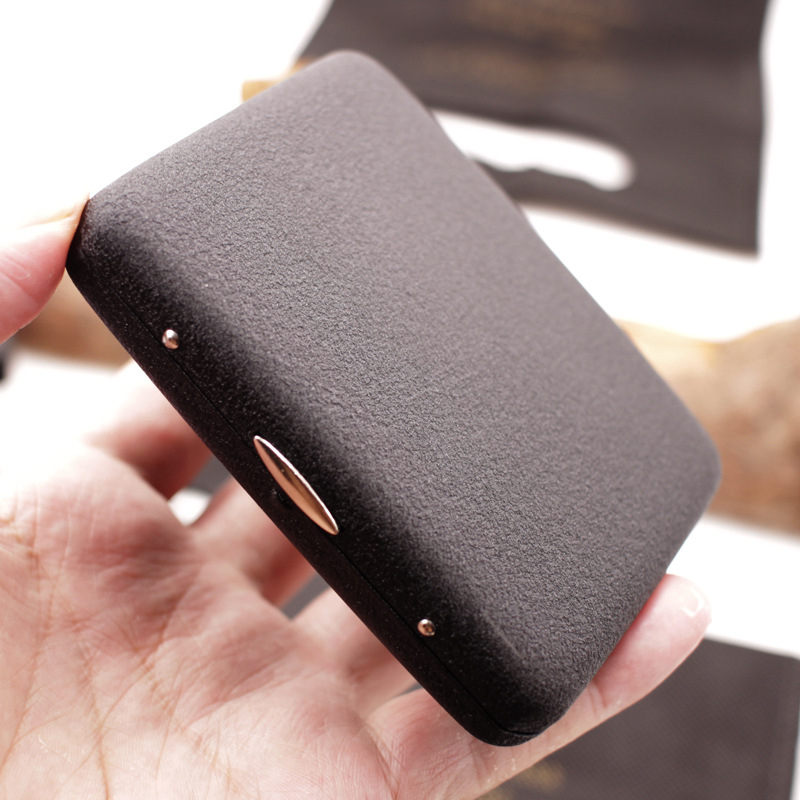 Jūsų asmenybės originalios prekės „Tangcao“ cigarečių dėžutė, 20 vnt. itin plonų nešiojamų nerūdijančio plieno vyriškų senovinių cigarečių