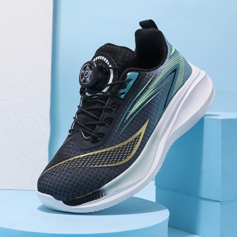 Независима станция за доставка, младежки летящи тъкани, ротационна катарама, момчета и момичета, маратонки за трансграничен износ