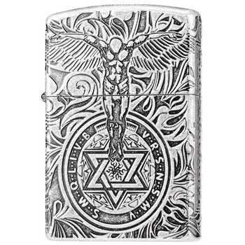 ZORRO žibalinis žiebtuvėlis senovinis sidabrinis angelas sargas vyrams kūrybinga gimtadienio dovana didmeninė prekyba