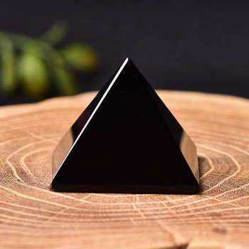 Доставка от първа ръка на едро, обзавеждане от естествен обсидиан, пирамида, обработка на суров камък, черна кристална кула, обзавеждане за дома