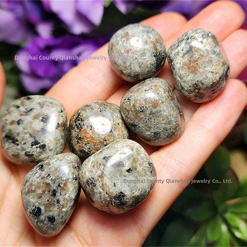 Natūralus liepsnos akmuo, riedantis akmuo, didelių dalelių krištolinis akmuo, biuro dekoravimas, akvariumo apželdinimas, parduotuvės dugnas, rankdarbių papuošalai