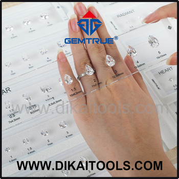 Εργαλείο μέτρησης σχήματος διαμαντιού GEMTRUE Diamond Than Size, εξαιρετικό, υψηλής ποιότητας, μέγεθος, πλάκα μεγέθους
