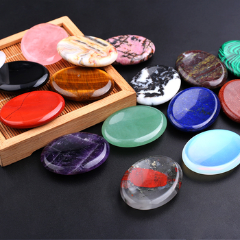 Директна доставка от фабриката на нефритен кристал, персонализиран камък за декомпресия на тревога, масажен декомпресионен камък с форма на палец, остъргващ пръст, камък за палец