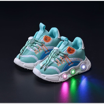 Nauji LED šviestuvai, šviečiantys batai, vaikiški sportiniai batai, krepšinio batai, vyriški sportbačiai, blykstės stiliaus vaikiški batai, gamintojas, didmeninė prekyba