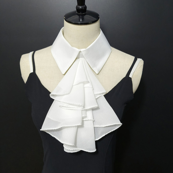 Трансгранична Amazon AliExpress Европейска аристократична дворцова кърпа с много нива, малка фалшива яка, заострена яка