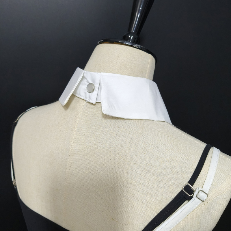 Трансгранична Amazon AliExpress Европейска аристократична дворцова кърпа с много нива, малка фалшива яка, заострена яка