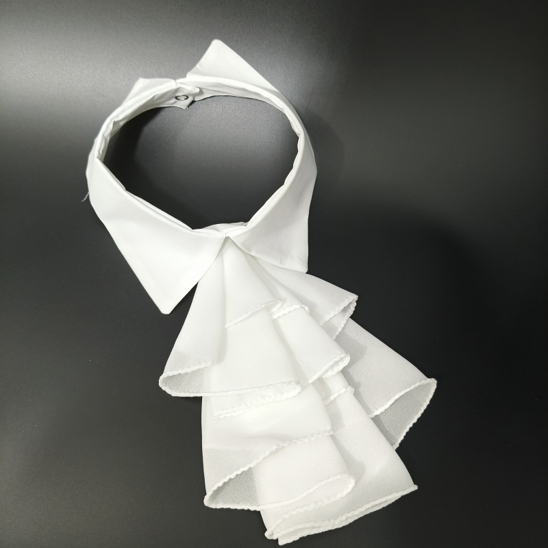 Трансгранична Amazon AliExpress Европейска аристократична дворцова кърпа с много нива, малка фалшива яка, заострена яка