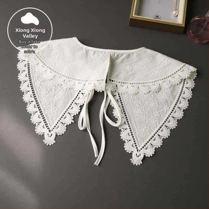 Rudens ir žiemos individualiai supakuotas šiltas vandenyje tirpus taškinis grynos spalvos suaugusiųjų baltas lėlės stovo antkaklis su cirkoniais