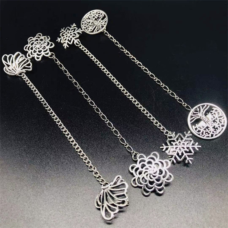 Amazon 4 части ретро пуловер шал верига клипс жилетка риза клипс яка верига клипс рокля фиксирана брошка