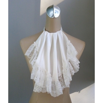 Tarpvalstybinė „Amazon“ prancūziško retro stiliaus nėriniuota netikra apykaklė sceniniam pasirodymui su nuimamu kaklo apykakle moterims, užsienio prekyba ir didmeninė prekyba