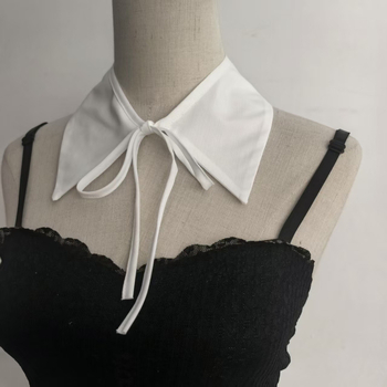 Фалшива яка за жени, семпла, малка кръгла яка, универсална, отделна риза, аксесоари за яка за кукли