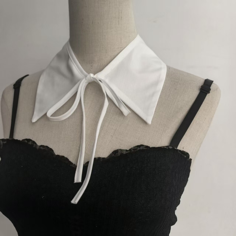 Фалшива яка за жени, семпла, малка кръгла яка, универсална, отделна риза, аксесоари за яка за кукли