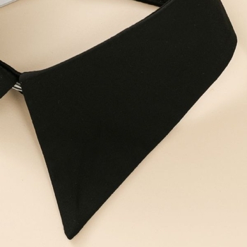 Πουκάμισο με ψεύτικο γιακά, απλό διακοσμητικό γιακά με μονό γιακά