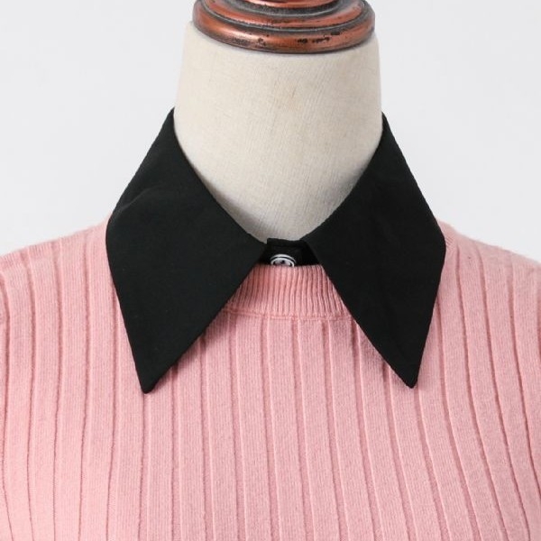 Guler fals pentru cămașă, guler decorativ simplu cu un singur guler