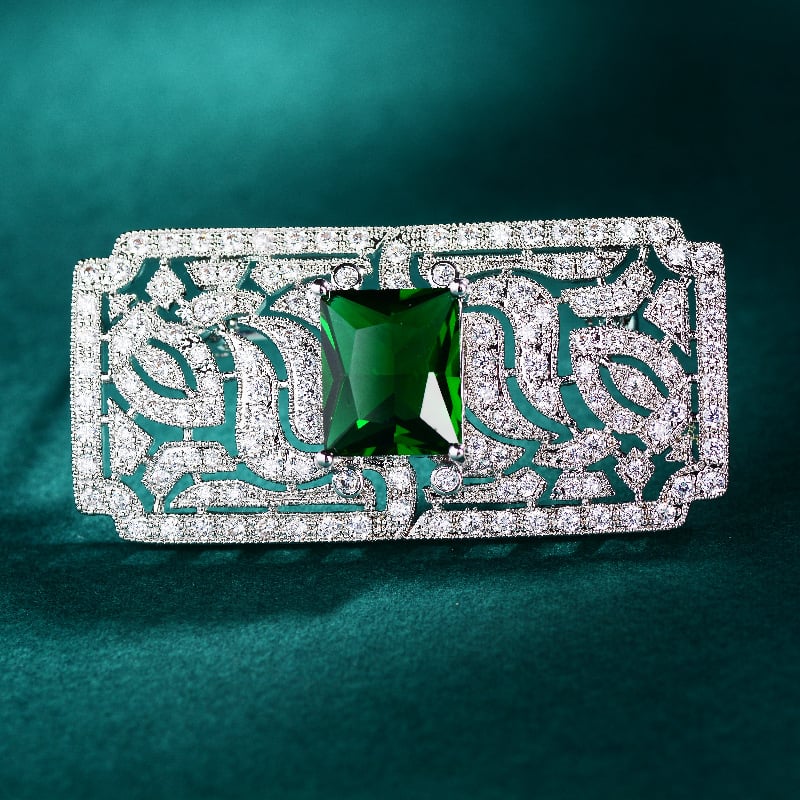 Broșă medalie geometrică elegantă în stil palat, accesorii simple și elegante de înaltă calitate, accesorii vestimentare unisex, la modă