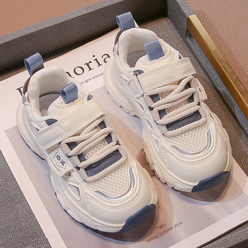 Момчешки обувки 2024 Лято Нови детски мрежести дишащи маратонки за средни и големи деца момичета Модни ежедневни обувки Torre