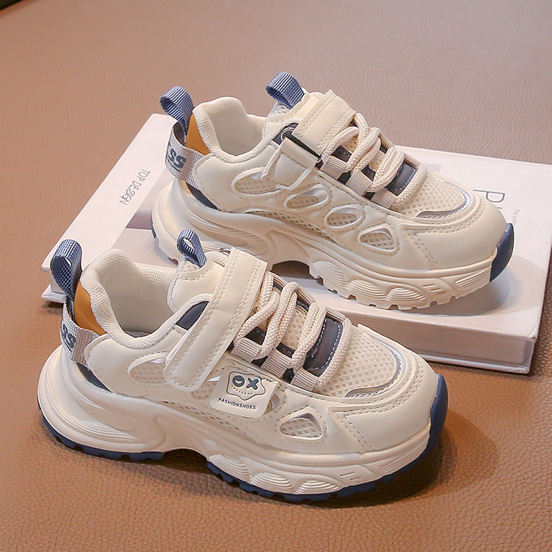 Момчешки обувки 2024 Лято Нови детски мрежести дишащи маратонки за средни и големи деца момичета Модни ежедневни обувки Torre