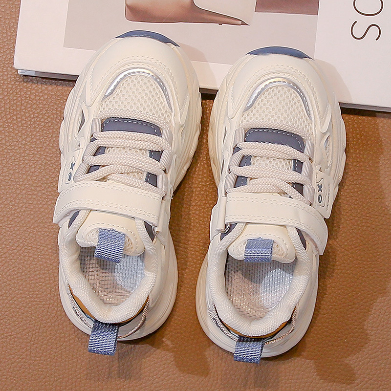 Момчешки обувки 2024 Лято Нови детски мрежести дишащи маратонки за средни и големи деца момичета Модни ежедневни обувки Torre