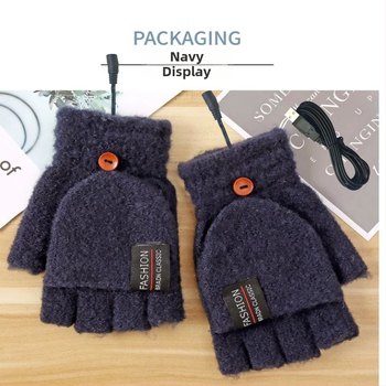 USB šildymo pirštinės „Amazon“ žiemos lauko vidaus šildomos biuro elektrinės šildymo reguliuojamos temperatūros elektrinės šildymo pirštinės