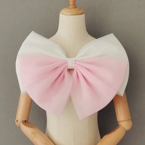 Līgavas kāzu kleitas krūšu pārsega aksesuāri, jauks, jauks skatuves kostīms, liels bantītes korsāžas modeļa kostīms