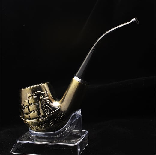 Pipă de rășină Cw15 Qingshan Sailing Poezie și pipă de tutun poetică și pitorească îndepărtată Pipă transfrontalieră din epoca maritimă