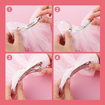 Аксесоари за коса с голяма бяла панделка и перли, аксесоари за сватбена рокля, фото реквизит за пътуване, сертификат за регистрация, воал