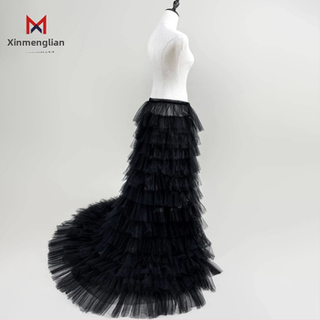 Елегантна европейска и американска трансгранична мрежеста пола с шевове, елегантна, с връзки, еднокомпонентна, дълга пола с А-силует и висока талия