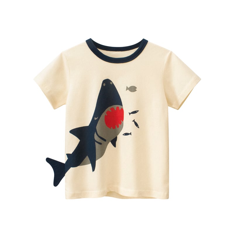 K-Style of Kidsren`s Clothing Boys T-shirt 2025 Summer Kidsren`s Short Sleeve T-shirt Baby Haines one-piece Drop Shipping