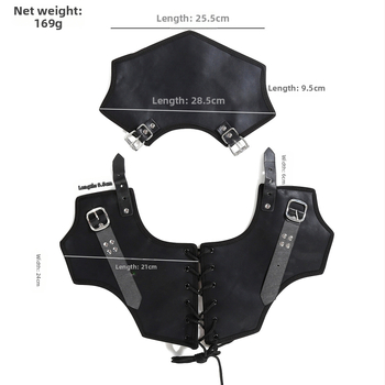 Suaugusiųjų seksuali SM porų flirtavimo surišimo komplektas su odiniu pečių dirželiu naktiniam klubui, seksualūs pasirodymai, vyriški drabužiai