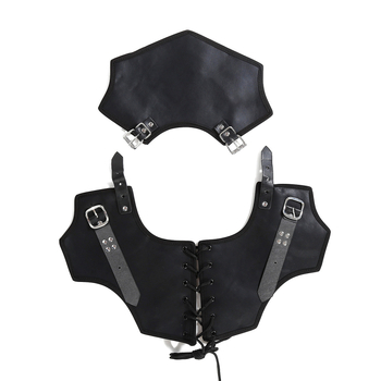 Suaugusiųjų seksuali SM porų flirtavimo surišimo komplektas su odiniu pečių dirželiu naktiniam klubui, seksualūs pasirodymai, vyriški drabužiai