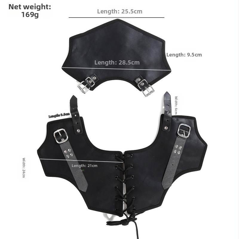 Suaugusiųjų seksuali SM porų flirtavimo surišimo komplektas su odiniu pečių dirželiu naktiniam klubui, seksualūs pasirodymai, vyriški drabužiai