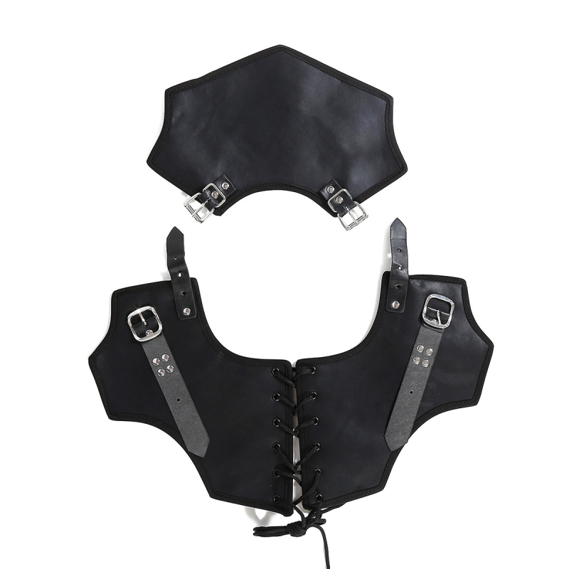 Suaugusiųjų seksuali SM porų flirtavimo surišimo komplektas su odiniu pečių dirželiu naktiniam klubui, seksualūs pasirodymai, vyriški drabužiai