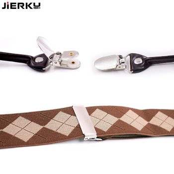 Tarpvalstybinis tiekimas. Vyrams skirta elastinė reguliuojamo dydžio suaugusiųjų petnešų juosta su 6 segtukais. Elastinė reguliuojamo žakardo languota petnešų segtukas.