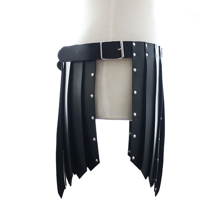 „Amazon Hot Sexy Leather Adult Products Spot Wholesale sm Bound Fierce“ vyriškas krūtinės juostos kario bulių kautynių sijonas