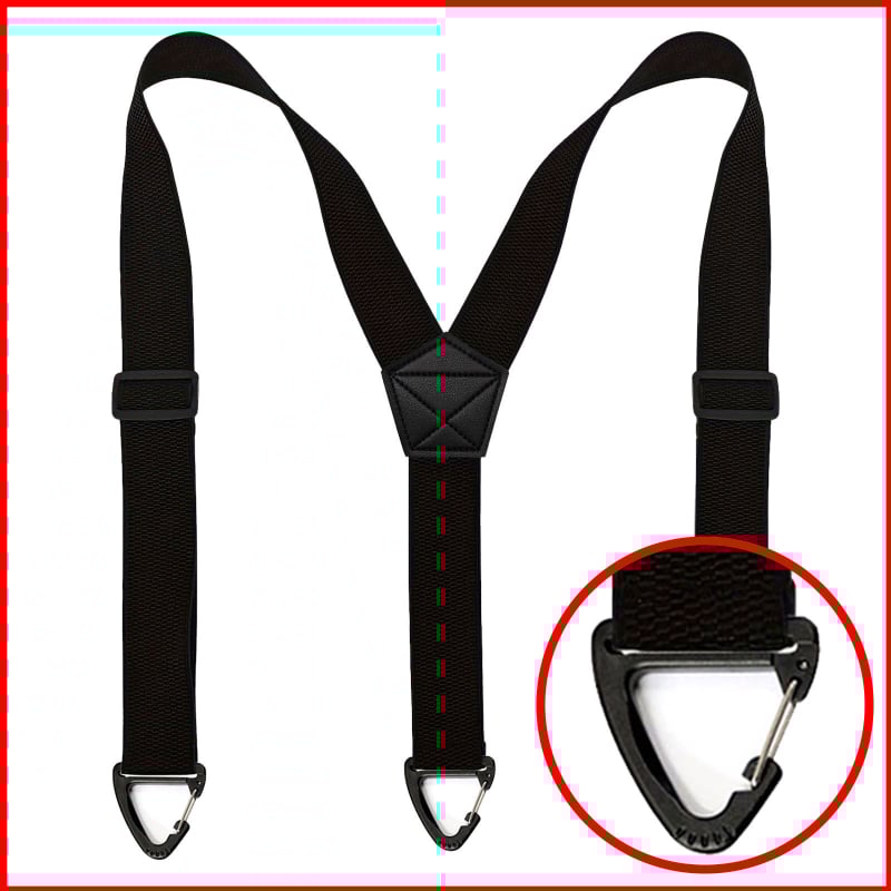 Bretele de lucru reglabile pentru bărbați, cu cârlig de eliberare rapidă, de 3,8 cm, cu 3 cleme și curele ascunse cu model de porumb, Cross-Border