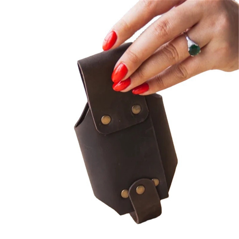 Sandėlyje 500 ml alaus diržo gėrimų laikymo rinkinys butelių rinkinys ant juosmens kabantis alaus laikymo maišelis 330 ml alaus juosmens maišelis