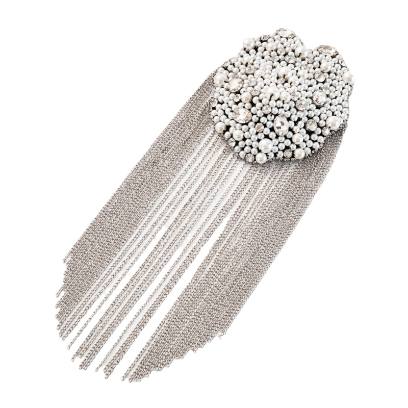 Eiropas un Amerikas Dienvidkorejas aksesuāri pankroka stilā vīriešiem un sievietēm pārspīlēti kniedes garas pušķīša deju tērpa epauletes nozīmītes piespraude