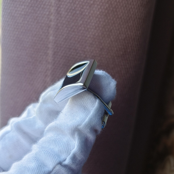 Dongguan на склад мъжки костюм риза бизнес класически черен квадрат френски копчета за ръкавели трансгранични епоксидни копчета за ръкавели за нокти